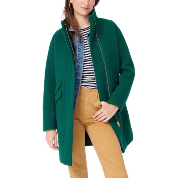 J. Crew Jackets & Blazers - J. Crew Cocoon Coat Evergreen NWT 2 Tall